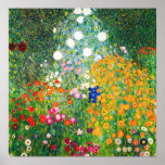 Poster du jardin des fleurs Gustav Klimt<br><div class="desc">Poster du Jardin aux Fleurs Gustav Klimt. Peinture à l'huile sur toile de 1907. Achevé durant sa phase d’or, Flower Garden est l’un des tableaux paysagers les plus célèbres de Klimt. Les couleurs d'été éclatent dans cette oeuvre avec un beau mélange de fleurs orange, rouge, violet, bleu, rose et blanc....</div>