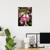 Poster du jardin fleuri Pink Penstem (Bureau à domicile)