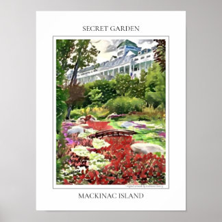 Poster du Jardin secret de Mackinac Island