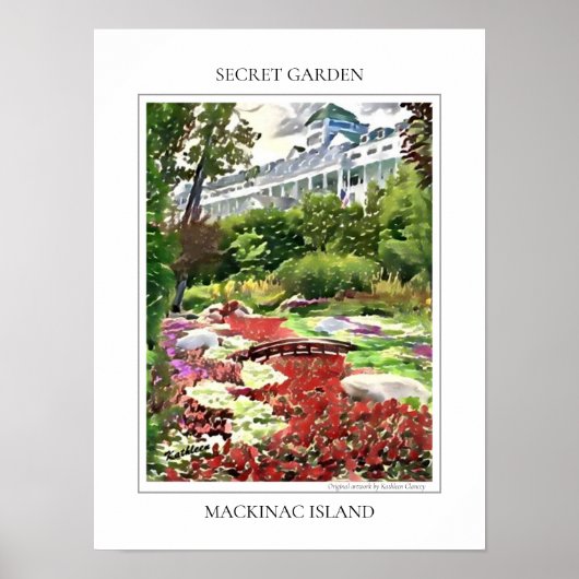 Poster du Jardin secret de Mackinac Island (Devant)