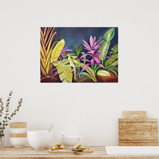 Poster du jardin tropical (Cuisine)