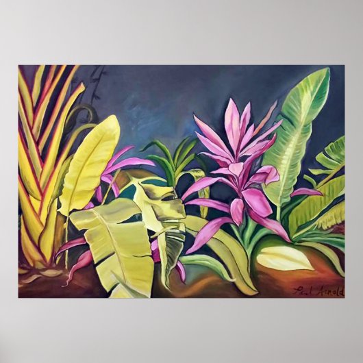 Poster du jardin tropical (Devant)