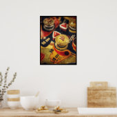 Poster du jeu d'arcade vintage Imprimer (Cuisine)