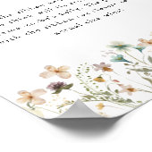 Poster du jeu de Baby shower floral (Coin)