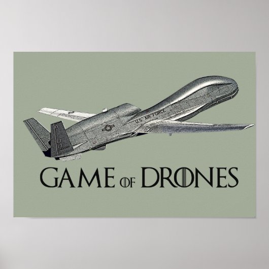 Poster du jeu de drones (Devant)