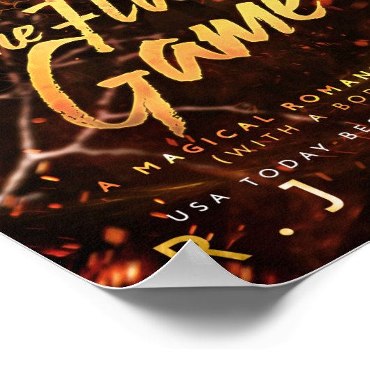 Poster du jeu de flammes (Coin)