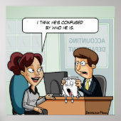 Poster du jeu de mots du conseil d'administration (Devant)