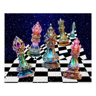 Poster du jeu d'échecs