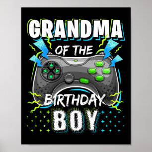 Poster Du Jeu Vidéo Correspondant Garçon Anniversaire Ann
