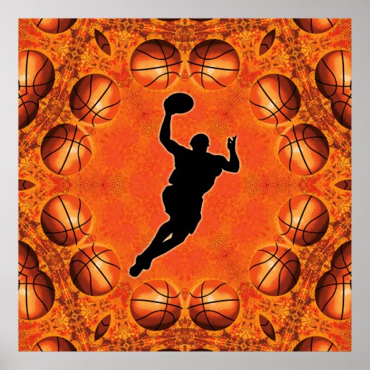 POSTER DU JOUEUR DE BASKETBALL (Devant)