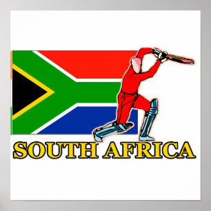 Poster du joueur de cricket d'Afrique du Sud