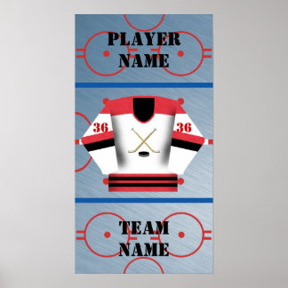 Poster du Joueur de hockey Jersey