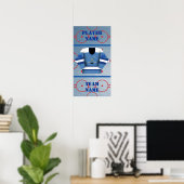 Poster du Joueur de hockey Jersey (Bureau à domicile)