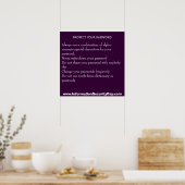 Poster du jour de la sécurité de l'information (Cuisine)