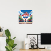 Poster du Jour de l'Indépendance (Bureau à domicile)