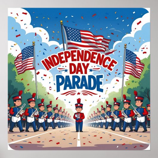Poster du Jour de l'Indépendance (Devant)