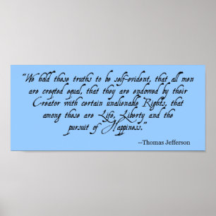 Poster du Jour de l'Indépendance (bleu)