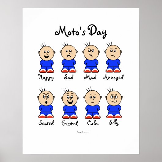 Poster du jour de Moto (Devant)