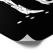 Poster du jour des morts dansant skeletons (Coin)