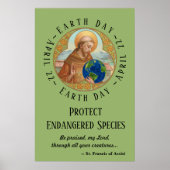 Poster du jour des terres et de Saint François d'A (Devant)