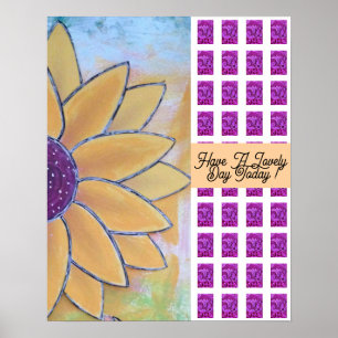 Poster du Jour du tournesol