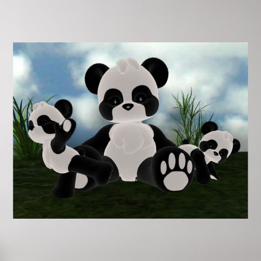 Poster du jour ensoleillé de Panda Bearz (Devant)
