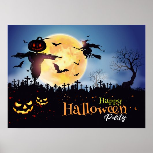 Poster du Joyeux parti Halloween (Devant)