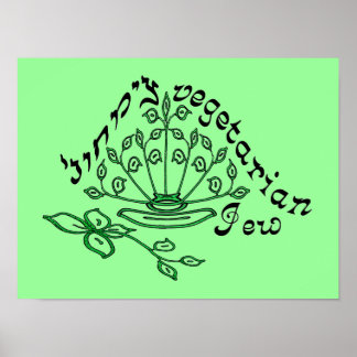 Poster du juif de légumes