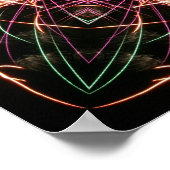 Poster du kaléidoscope couleur (Coin)