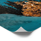 Poster du lac Crater du sud de l'Oregon (Coin)