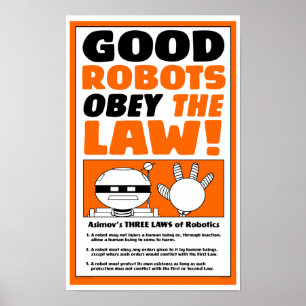 Poster du lac d'automne "ROBOT LAW"