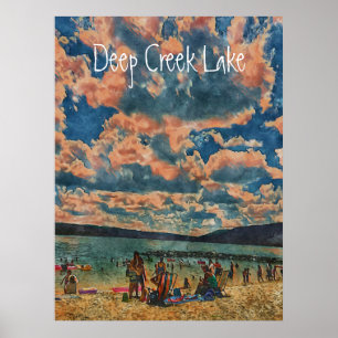 Poster du lac Deep Creek