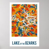 Poster du lac des Ozarks (Devant)