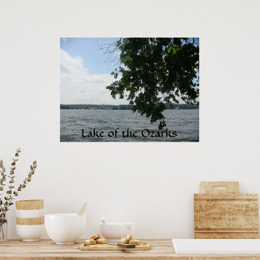 Poster du lac des Ozarks (Cuisine)