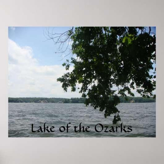 Poster du lac des Ozarks (Devant)