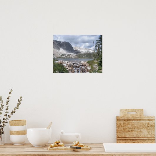 Poster du lac Marie Mountain (Cuisine)