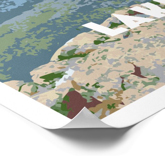 Poster du lac Placid (Coin)