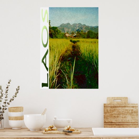 Poster du Laos (Cuisine)