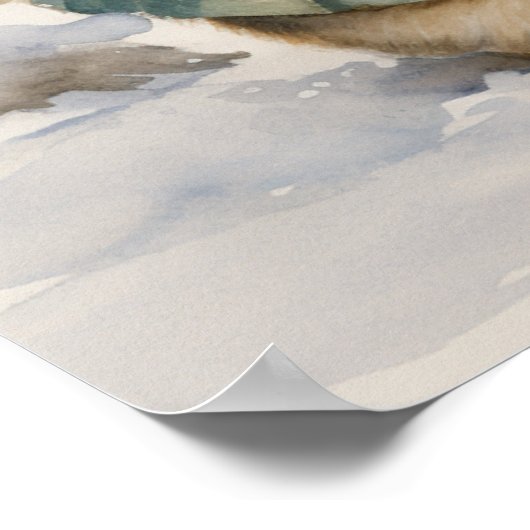 Poster du lapin de Noël (Coin)