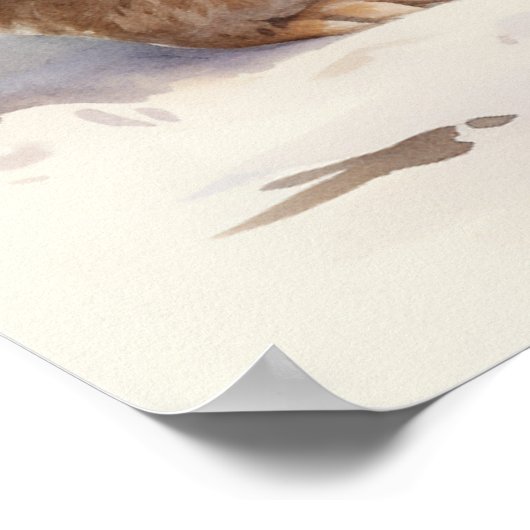 Poster du lapin de Noël (Coin)