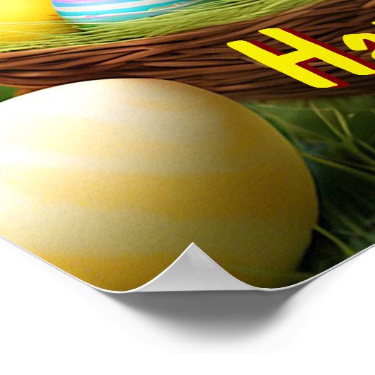 Poster du lapin de Pâques (1) (Coin)