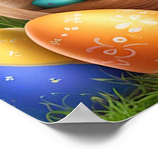 Poster du lapin de Pâques (2) (Coin)