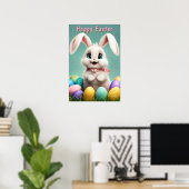 Poster du lapin de Pâques (3) (Bureau à domicile)