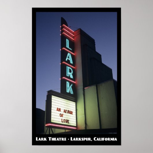 Poster du Lark Theater 11x17 (Devant)