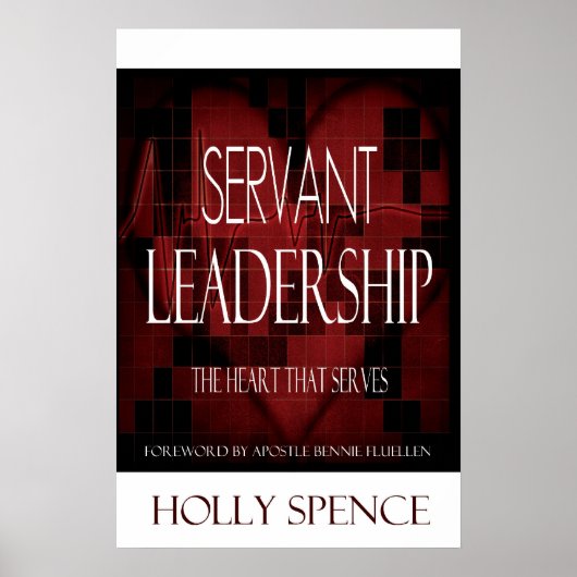 Poster du leadership du serviteur (Devant)
