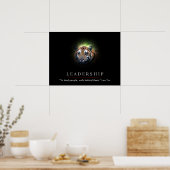 Poster du leadership Tiger Eyes Imprimer (Cuisine)