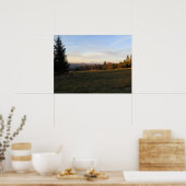 Poster du lever du soleil de Beskid Sadecki (Cuisine)