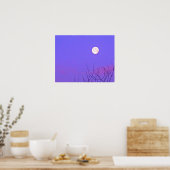 Poster du lever du soleil d'hiver du matin (Cuisine)