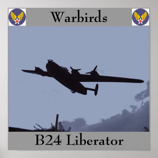 Poster du libérateur B24 (Devant)