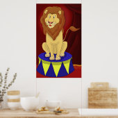 Poster du Lion Circus Imprimer (Cuisine)